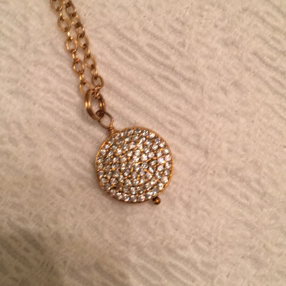 14/20 gold filled chain w/small cubic zirconium - Picture 2 of 3